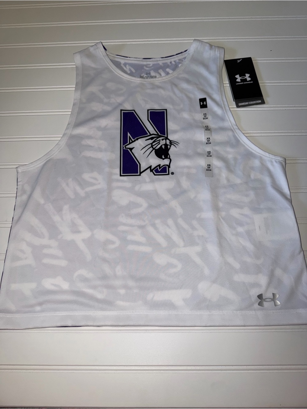 Under Armour North Western Tank Top XS NWT